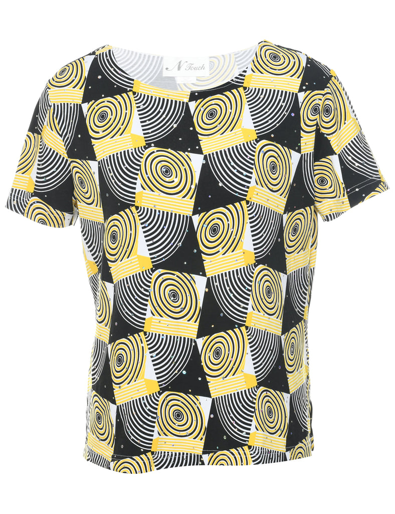 Sequined Evening Top - M