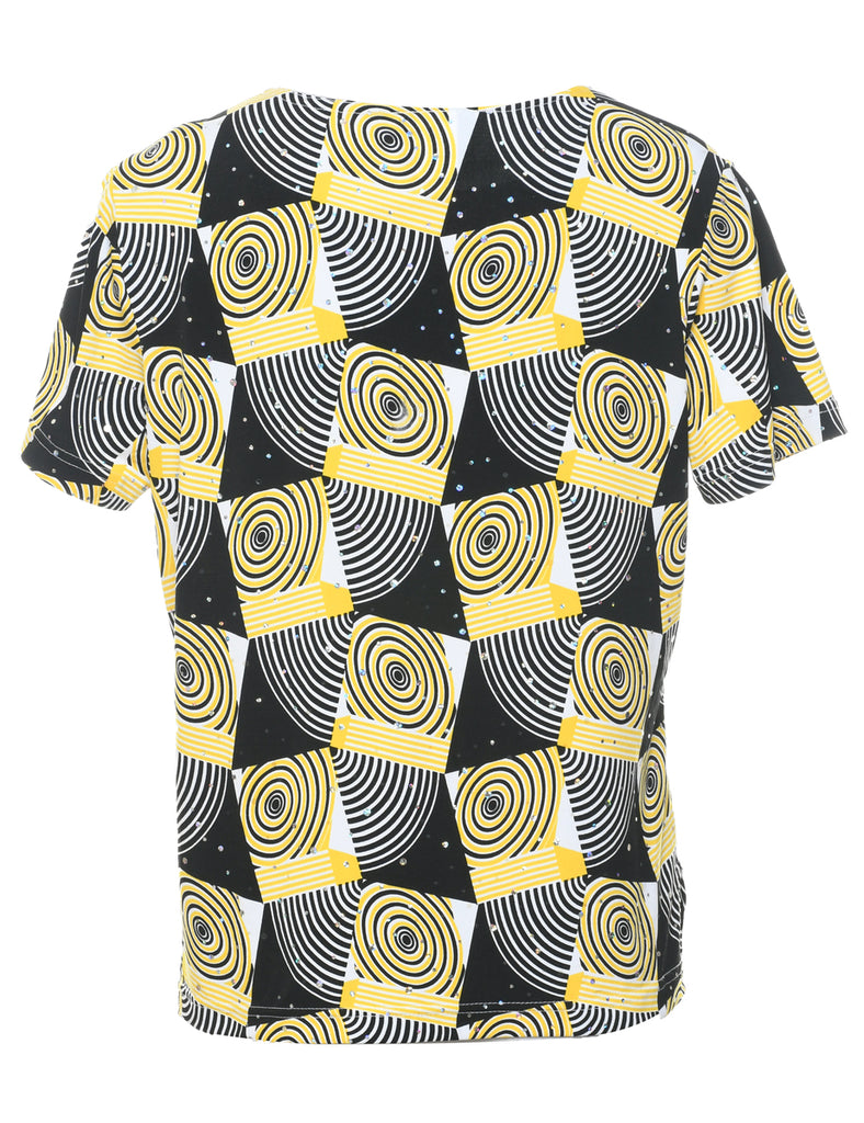 Sequined Evening Top - M