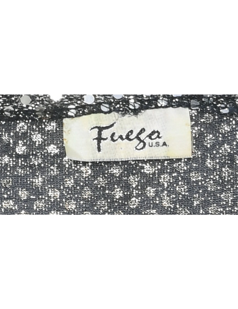 Sequined Evening Top - S