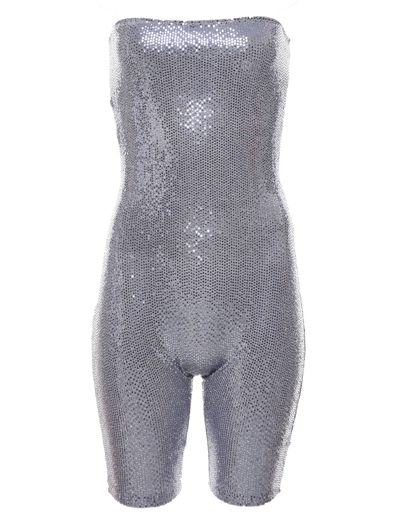 Sequined One-piece Swimsuit - XS