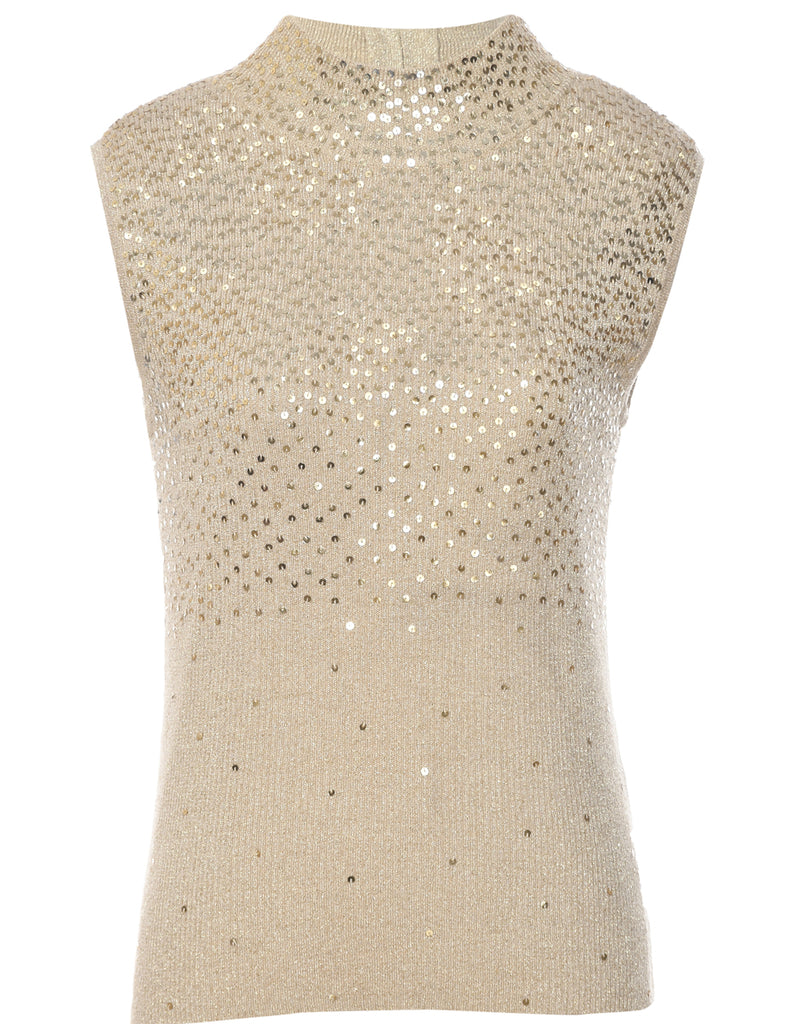 Sequined Vest - M