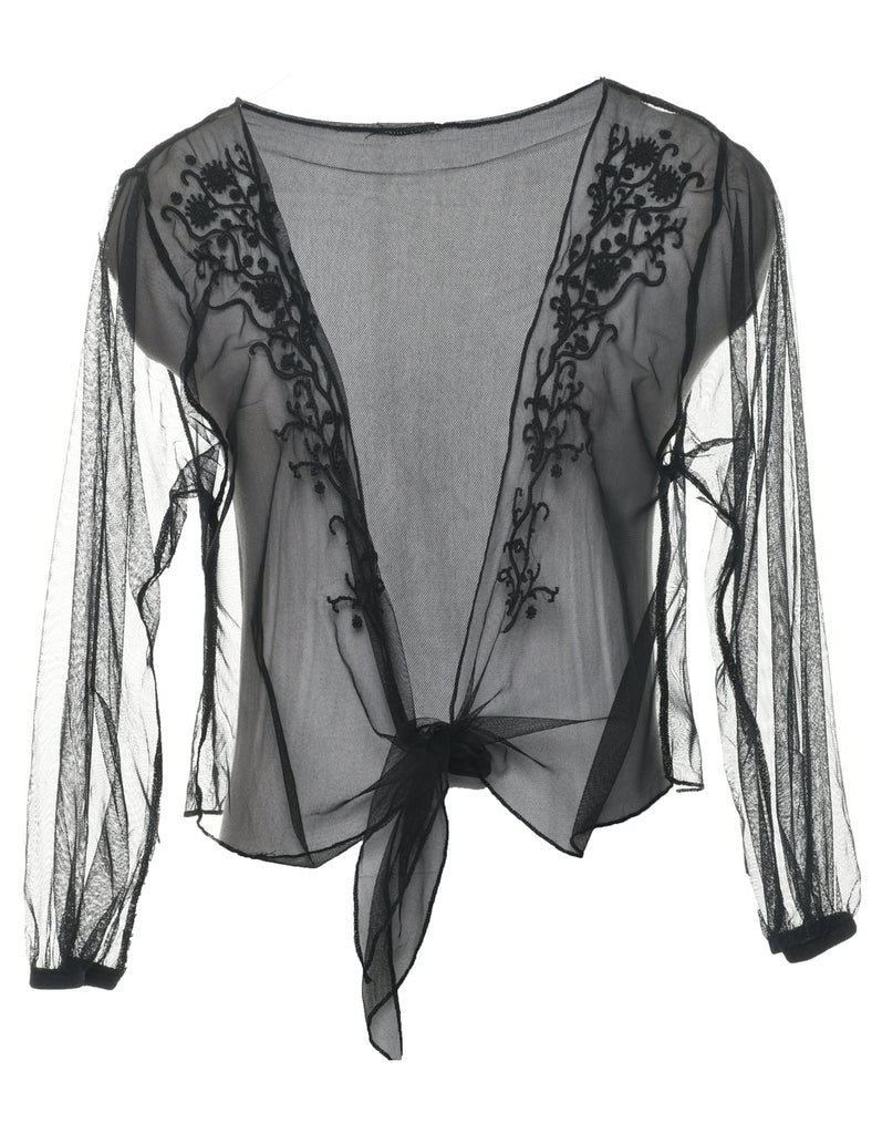 Sheer Bed Jacket - M