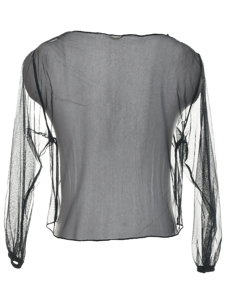 Sheer Bed Jacket - M