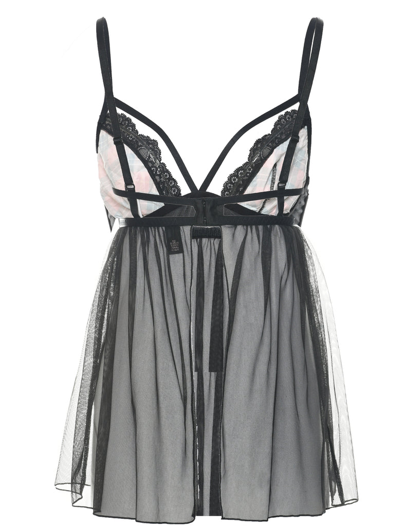 Sheer Black Babydoll - XS