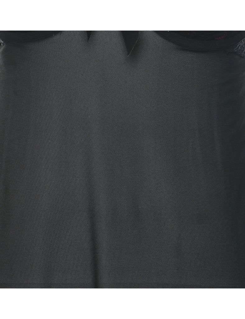 Sheer Black Bustier - S
