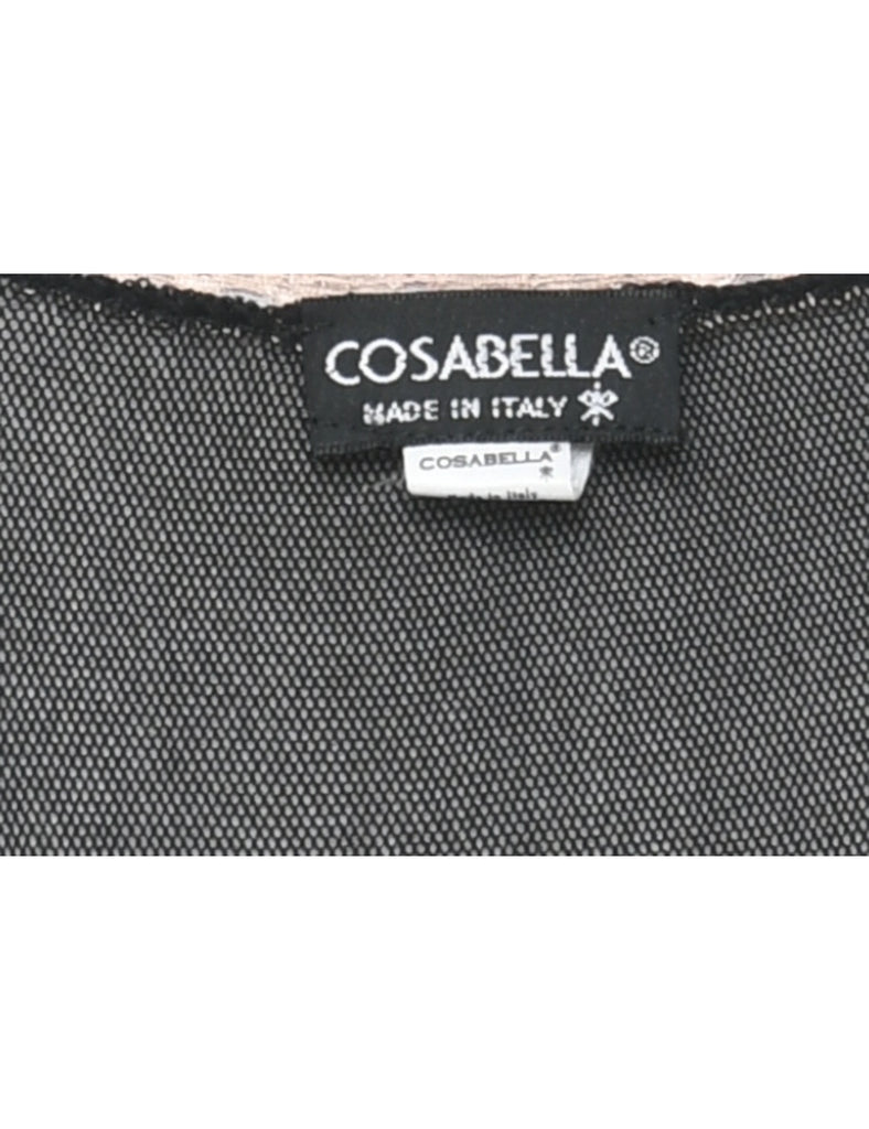 Sheer Black Slip - XS