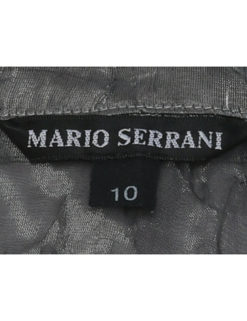 Sheer Effect Evening Blouse - M