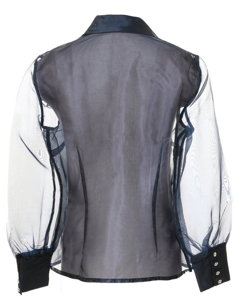 Sheer Effect Evening Jacket - L