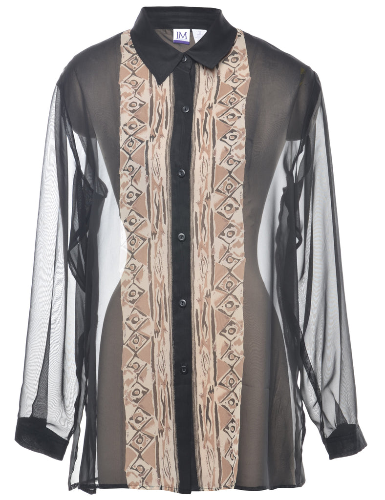 Sheer Effect Shirt - M