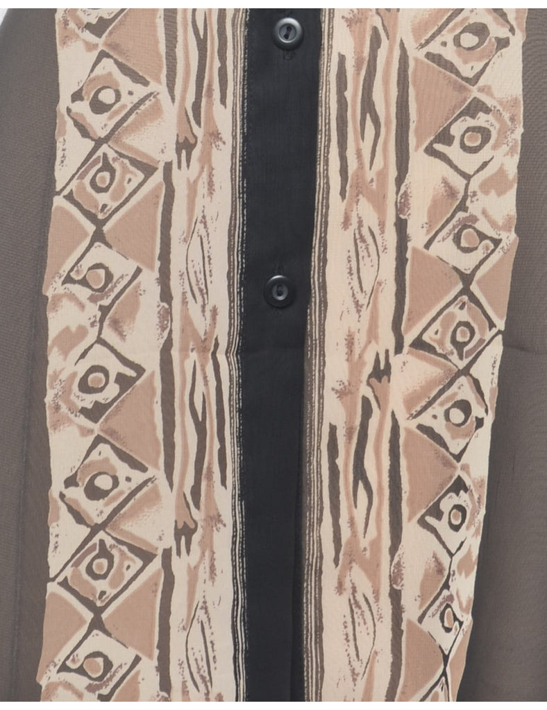 Sheer Effect Shirt - M