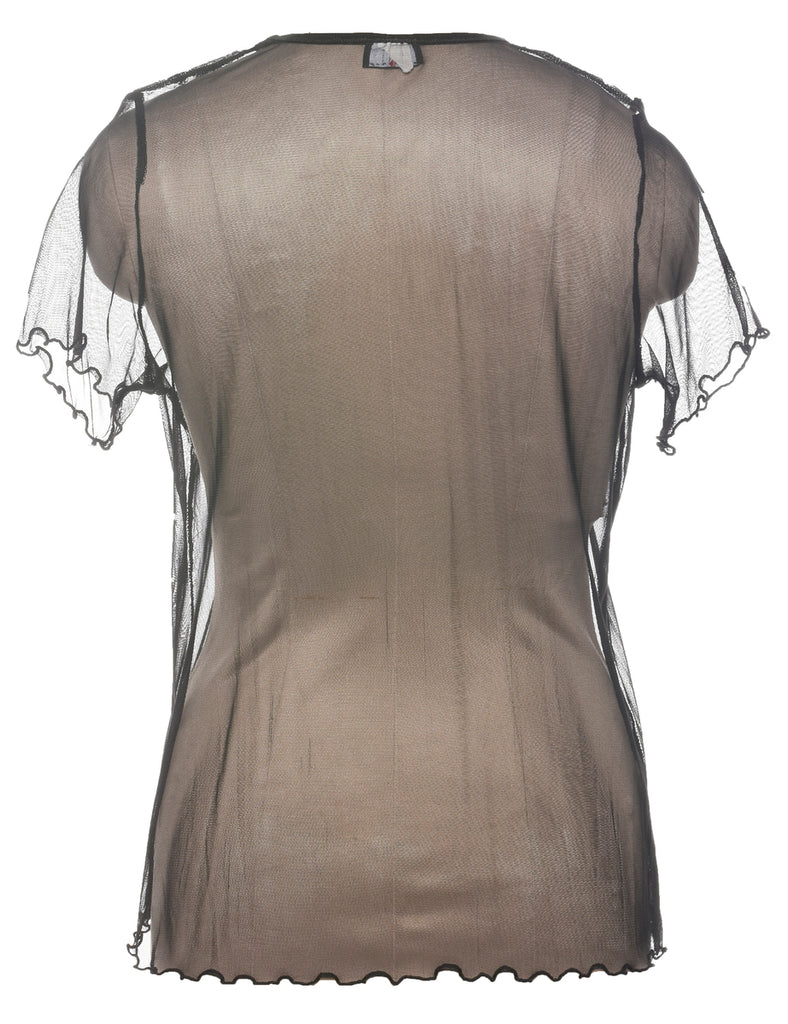 Sheer Effect Top - L