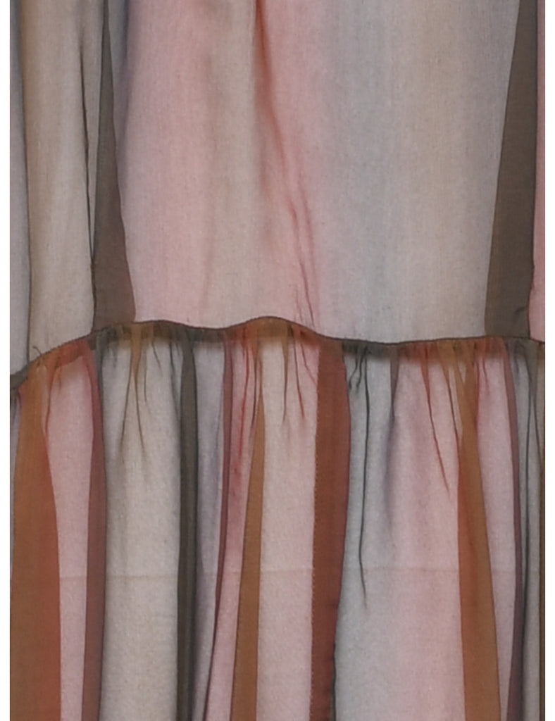 Sheer Maxi Dress - L