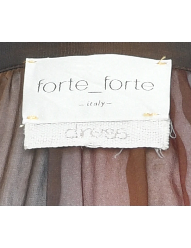 Sheer Maxi Dress - L