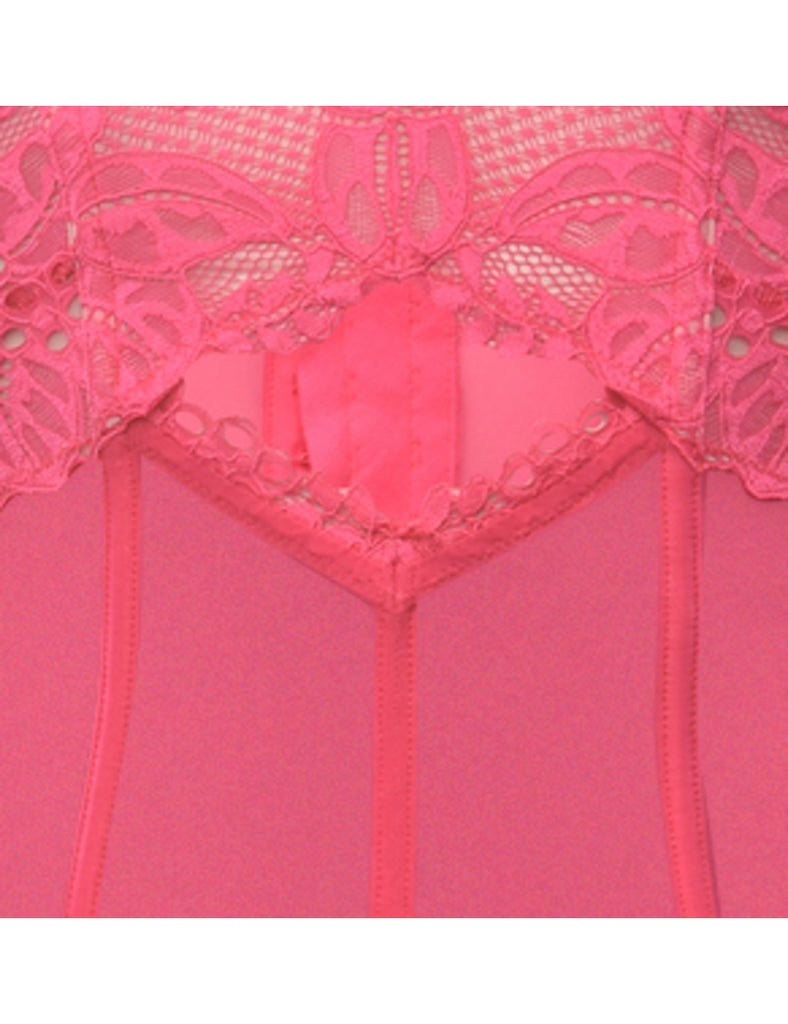 Sheer Pink Corset - XS