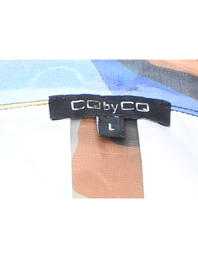 Sheer Psychedelic Shirt - M