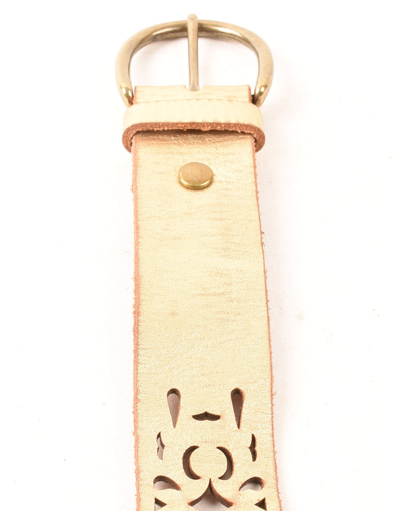 Shiny Light Brown Belt - M