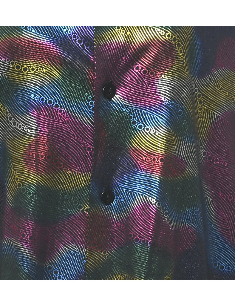 Shiny Multi-colour Shirt - XXL