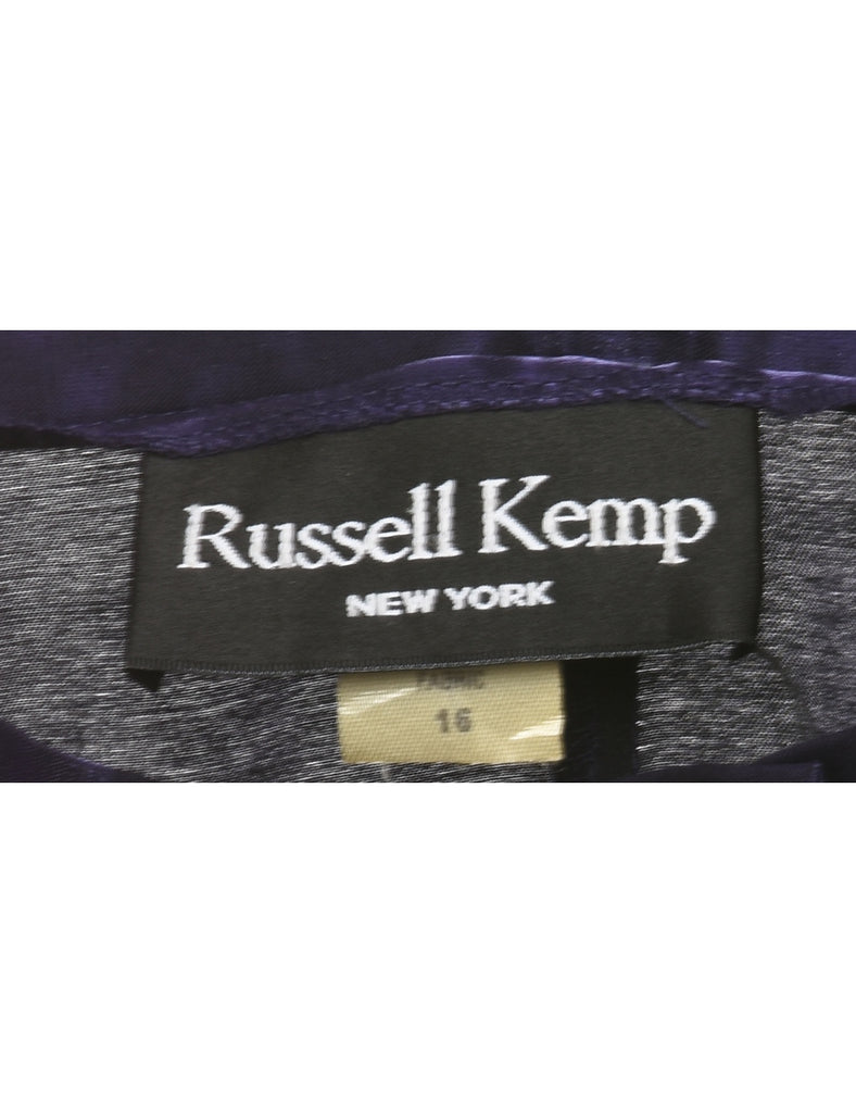 Shiny Purple Trousers - W32 L32