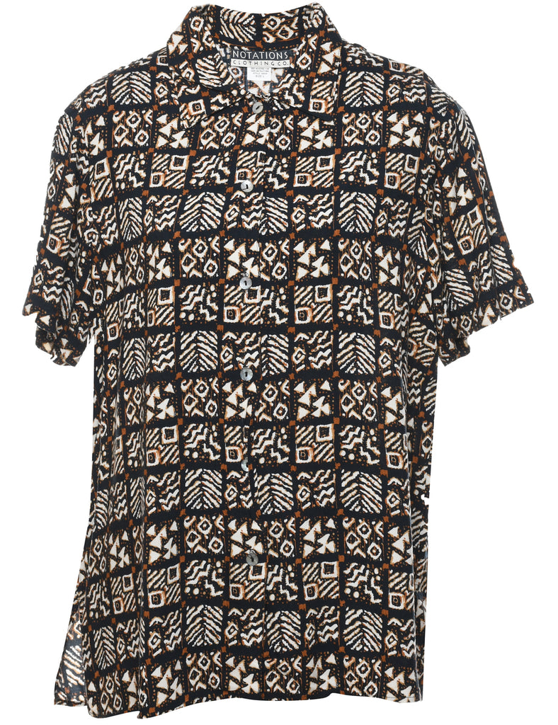 Short Sleeve Blouse - L