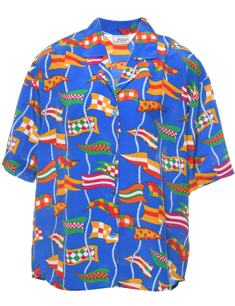 Short Sleeve Blouse - L