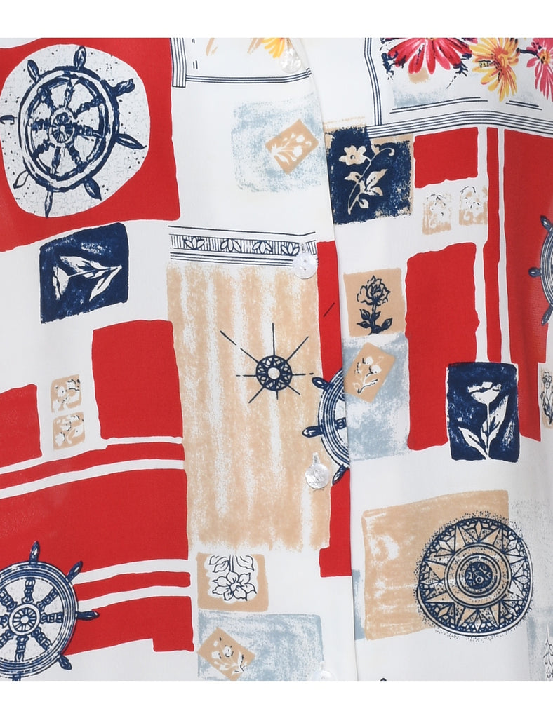 Short Sleeve Blouse - L