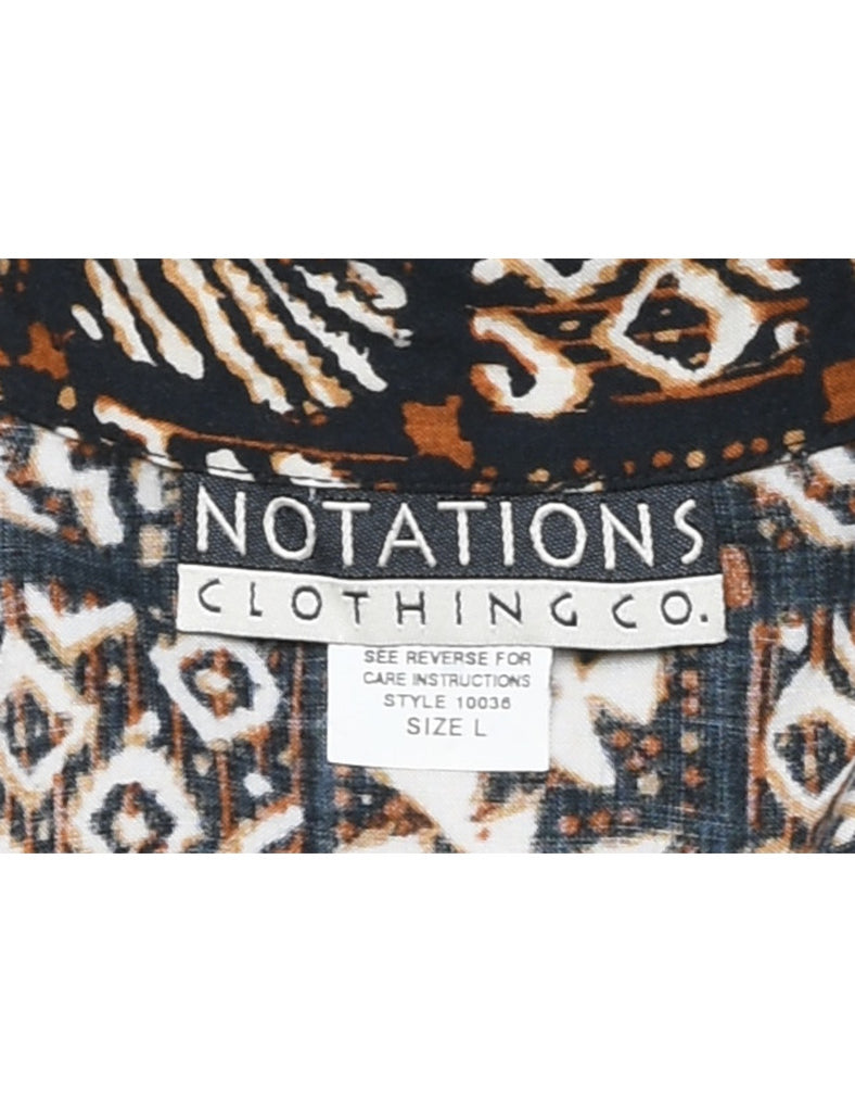 Short Sleeve Blouse - L