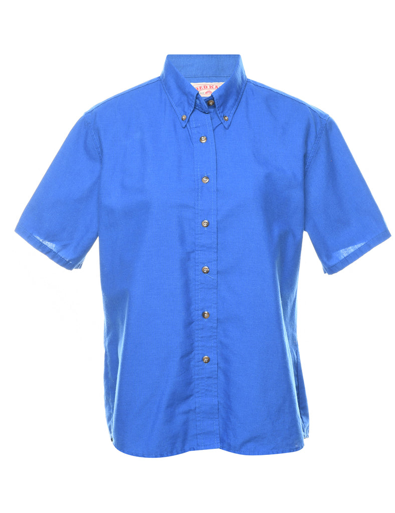 Short Sleeve Blue Shirt - L