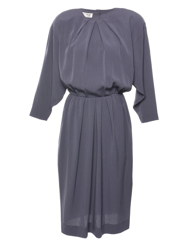 Signature Grey Blouson Dress - M