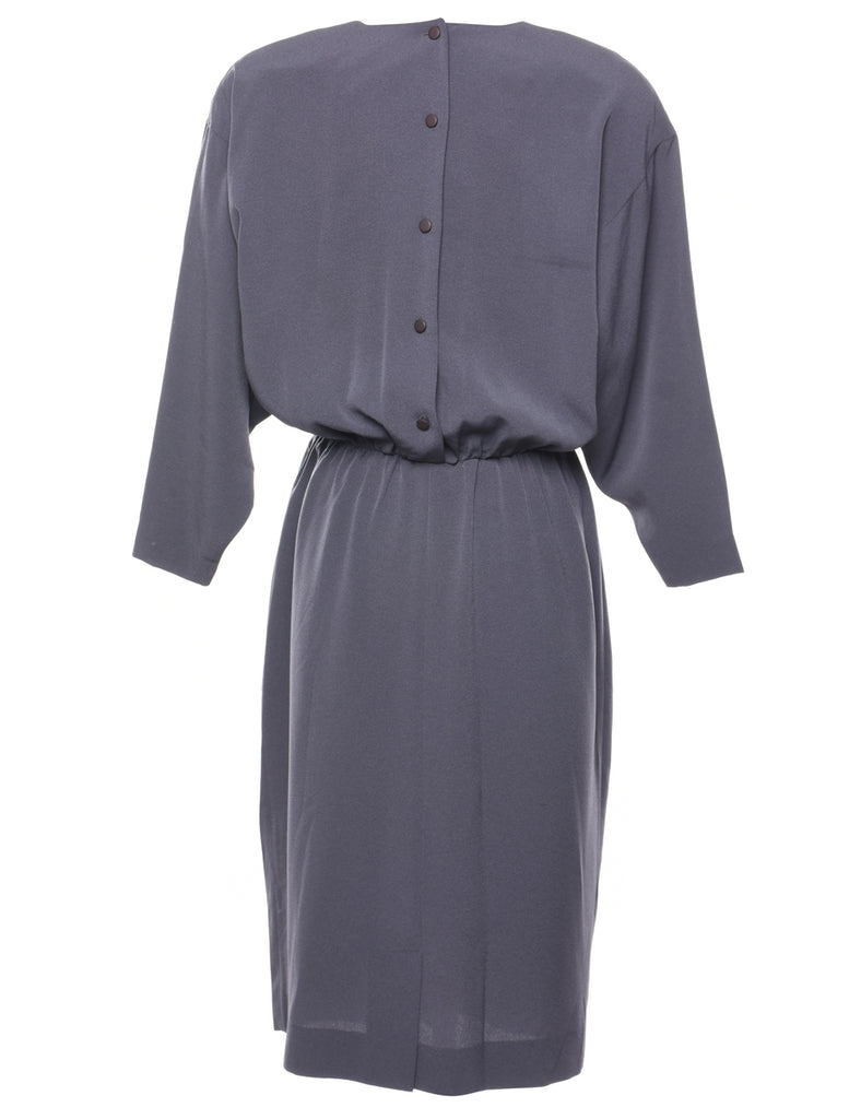 Signature Grey Blouson Dress - M