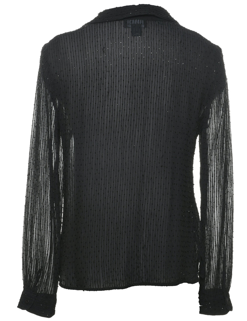 Silk Ann Taylor Evening Shirt - M