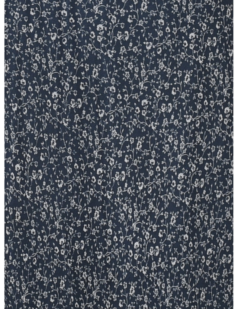 Silk Ditsy Dress - M