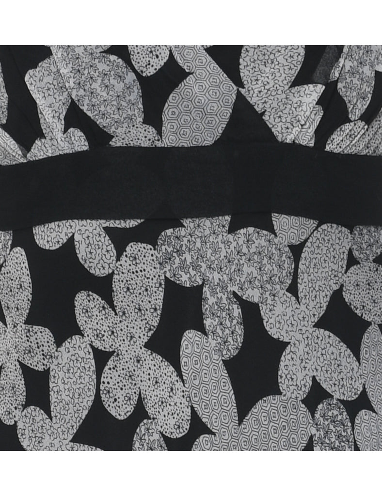 Silk Ditsy Floral Dress - S