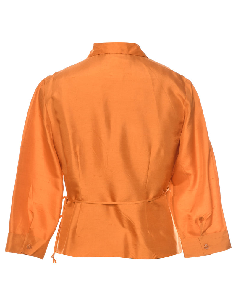 Silk Orange Jacket - L