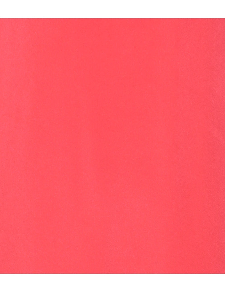 Silk Pink Shift Dress - M