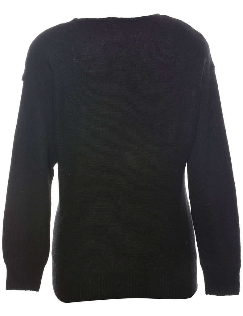 Silk Sequined Jumper - M