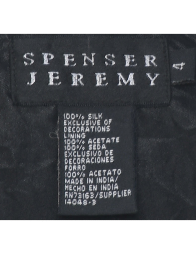 Silk Sequined Waistcoat - S