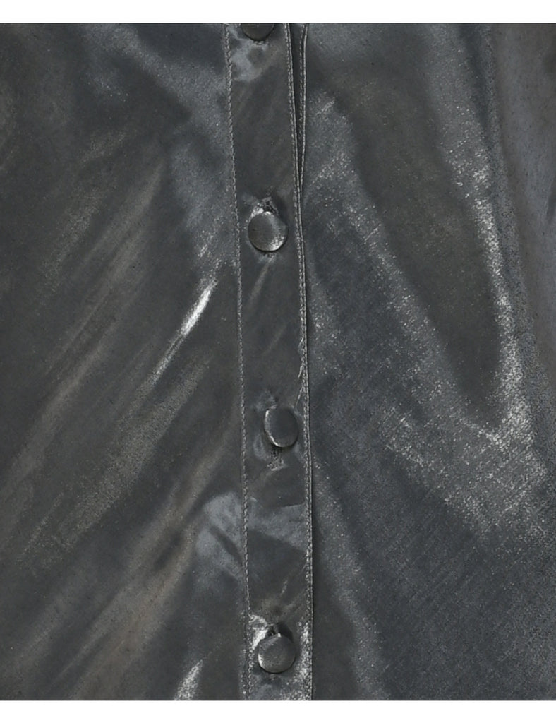 Silver Evening Blouse - S