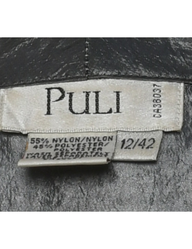 Silver Evening Blouse - L