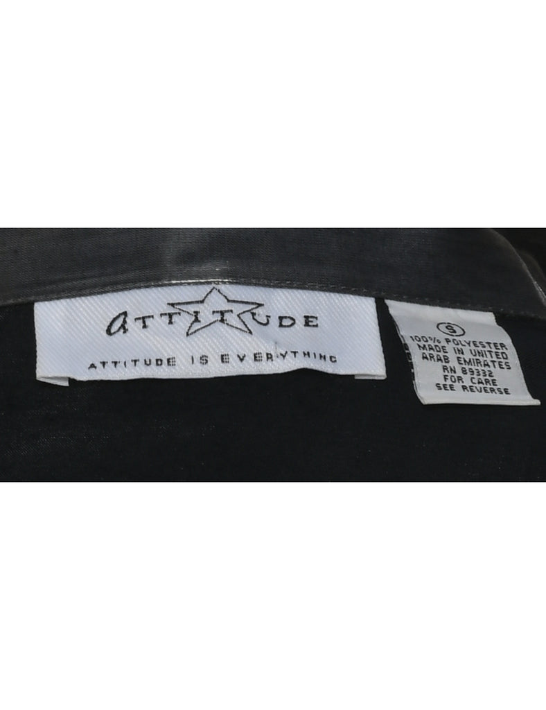 Silver Evening Blouse - S