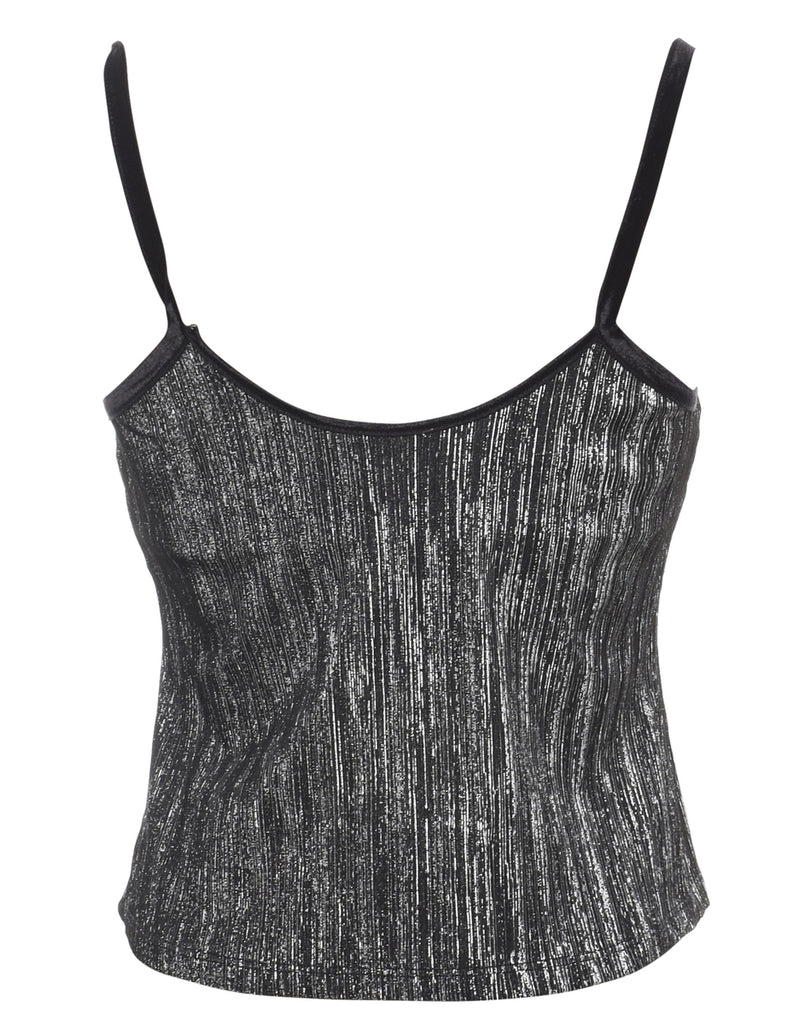 Silver Evening Top - S