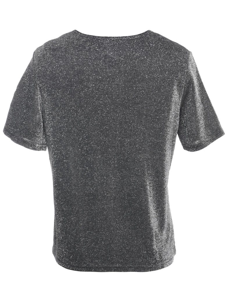 Silver Evening Top - S