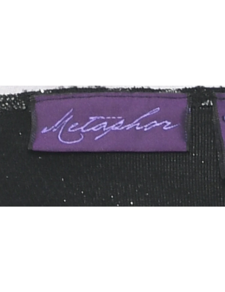 Silver Evening Top - M