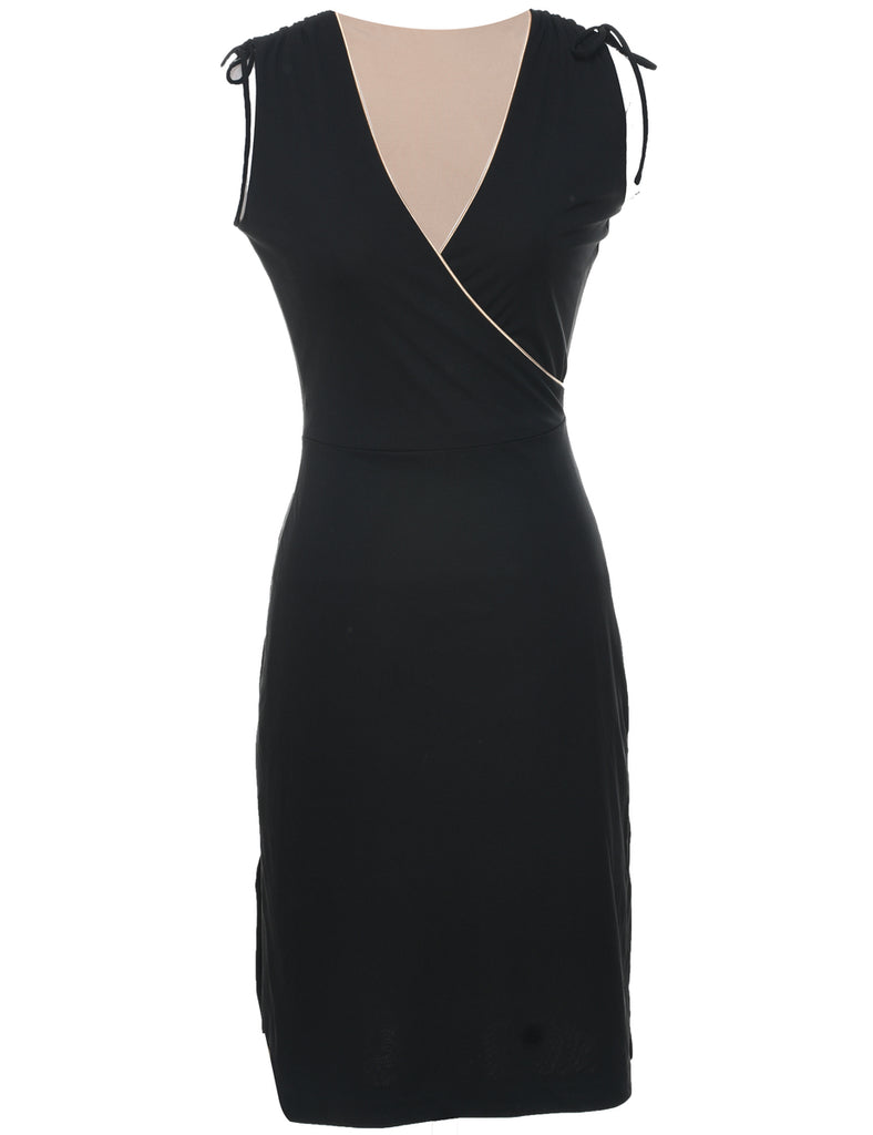 Sleeveless Black Dress - S