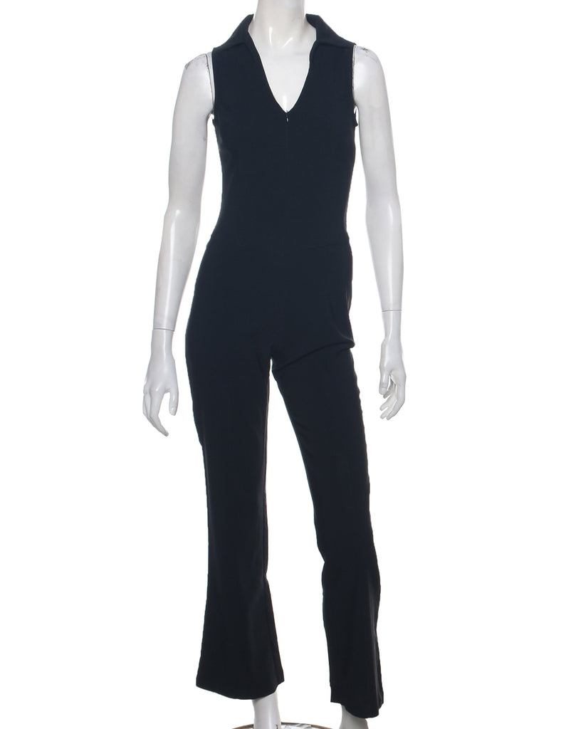 Sleeveless Black Jumpsuit - S