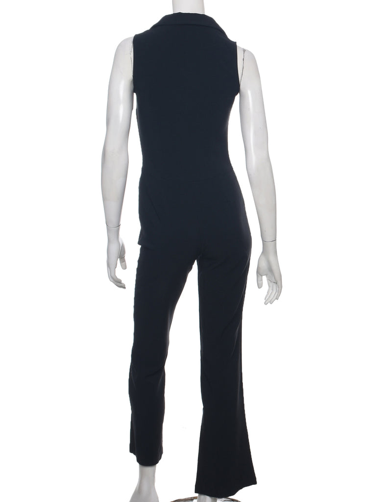 Sleeveless Black Jumpsuit - S