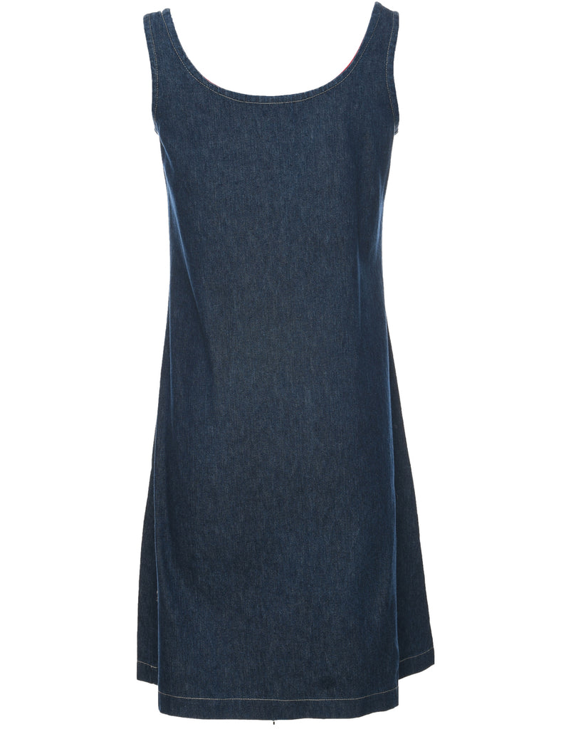 Sleeveless Denim Dress - S