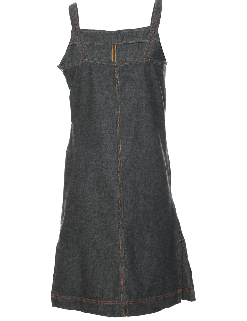 Sleeveless Denim Dress - XS