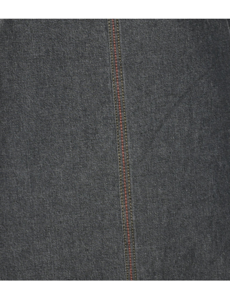 Sleeveless Denim Dress - XS