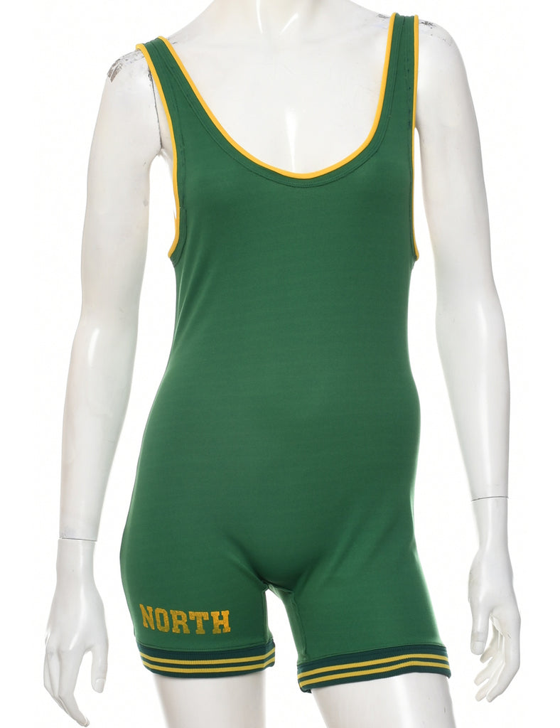 Sleeveless Green Playsuit - XS