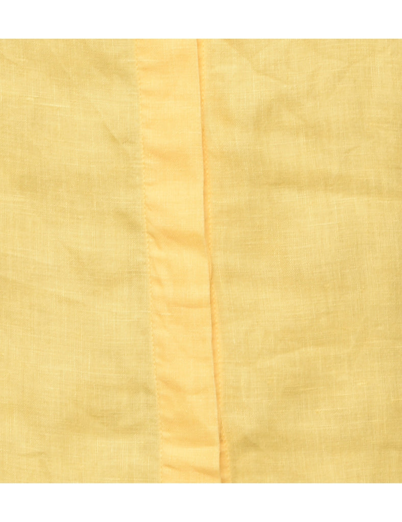 Sleeveless Yellow Blouse - M